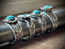 Load image into Gallery viewer, Turquoise & Sterling Silver Rings