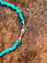 Load image into Gallery viewer, Turquoise & Sterling Silver Necklace – Bit Pendant