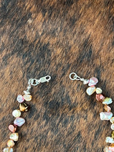 Load image into Gallery viewer, Freshwater Pearl Necklace – Sterling Silver Feather Pendant