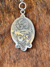 Load image into Gallery viewer, Blue Agate Necklace – Southwestern Pendant