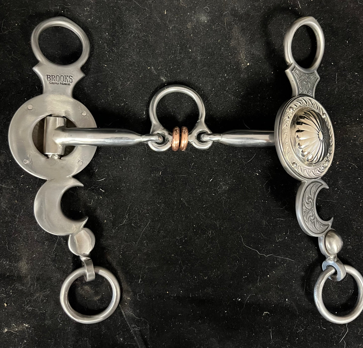 Short Shank Bit Brooks Bits and Silver