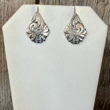 Load image into Gallery viewer, Hand-Engraved Sterling Silver Earrings - Various Options Available