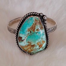 Load image into Gallery viewer, Turquoise &amp; Sterling Silver Bracelet