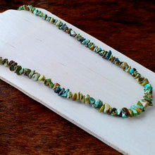 Load image into Gallery viewer, Turquoise Chip Bead Strand Necklace - 20"