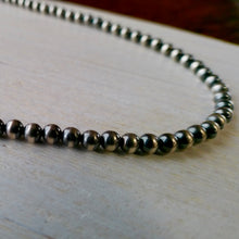 Load image into Gallery viewer, Sterling Silver Pearl Necklaces - 4mm