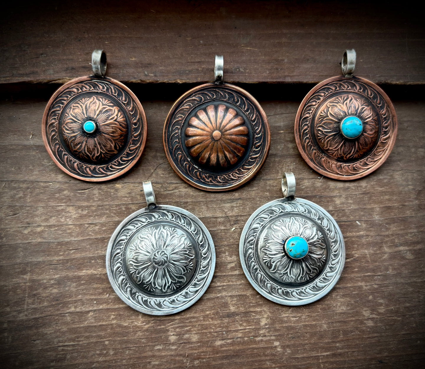 Concho Pendants