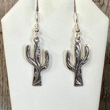 Load image into Gallery viewer, Hand-Engraved Sterling Silver Earrings - Various Options Available