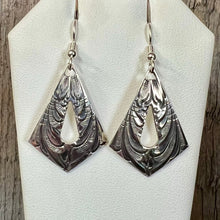Load image into Gallery viewer, Hand-Engraved Sterling Silver Earrings - Various Options Available