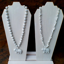 Load image into Gallery viewer, Howlite Bear Necklaces