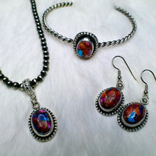 Load image into Gallery viewer, Turquoise Pink Oyster Collection – Sterling Silver &amp; Handmade