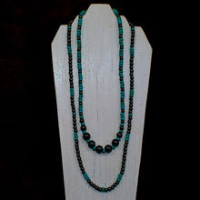 Load image into Gallery viewer, Hematite &amp; Turquoise Magnesite Necklaces