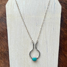 Load image into Gallery viewer, Turquoise &amp; Sterling Silver Ring Keeper Necklaces