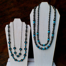 Load image into Gallery viewer, Hematite &amp; Synthetic Turquoise Necklaces