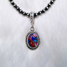 Load image into Gallery viewer, Turquoise Pink Oyster Collection – Sterling Silver &amp; Handmade