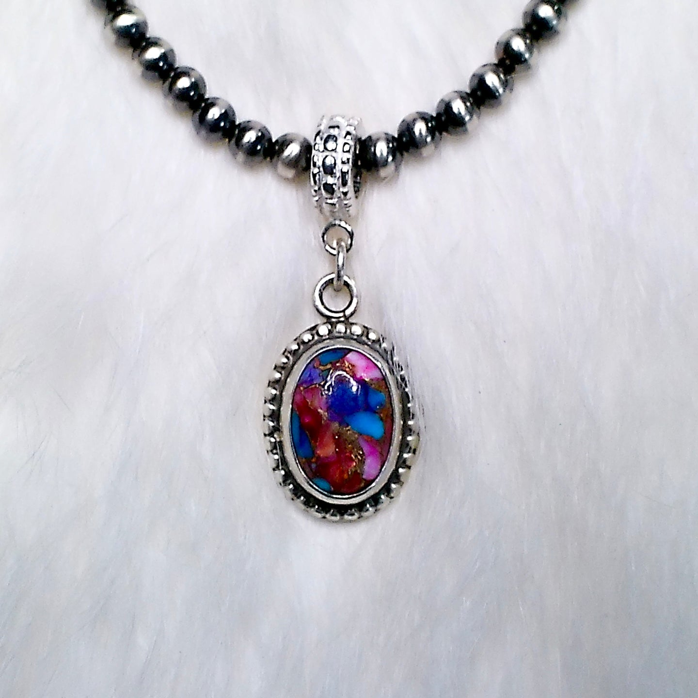 Turquoise Pink Oyster Collection – Sterling Silver & Handmade