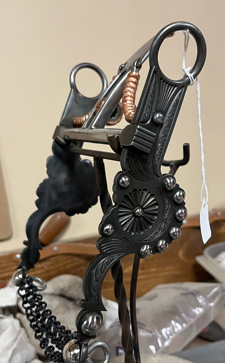 Santa Barbara Bit with Spade Mouth – Brooks Bits and Silver