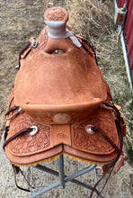 Load image into Gallery viewer, 15” Half Carved Wade Saddle