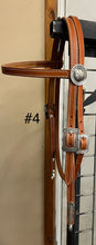Load image into Gallery viewer, Browband headstall with Brooks hardware and spoon bit hangers