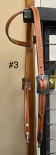 Load image into Gallery viewer, Sliding Ear Headstall with Brooks Hardware/Bit Hangers
