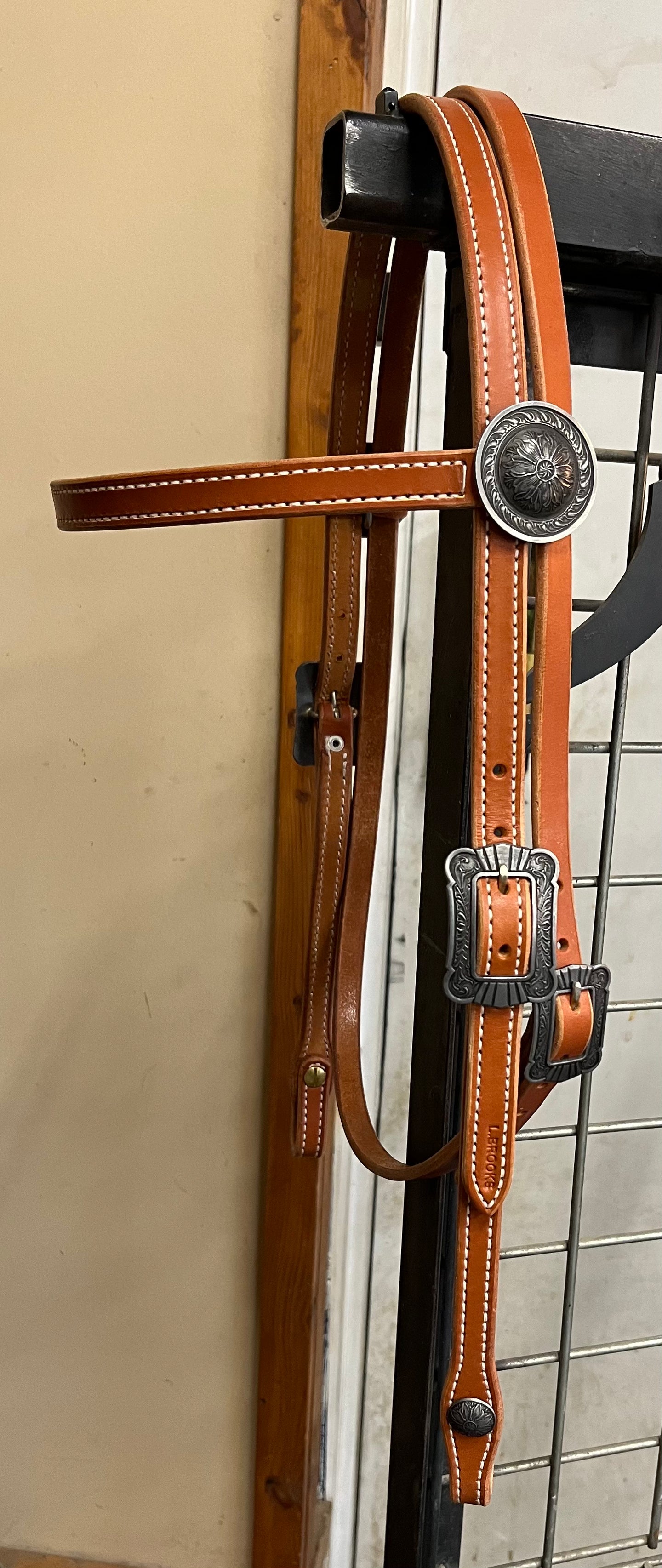 Brow Band Headstalls with Brooks Hardware