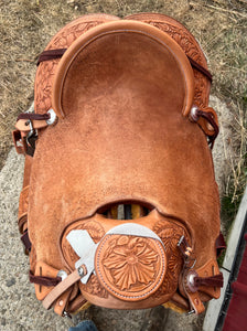 15” Half Carved Wade Saddle