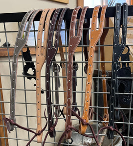 Split Ear Headstalls with Spots (basic hardware)