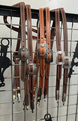 Sliding Ear Headstall with Brooks Hardware/Bit Hangers