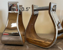 Load image into Gallery viewer, Wilson Stirrups- Stainless Covered