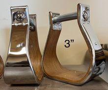 Load image into Gallery viewer, Wilson Stirrups- Stainless Covered