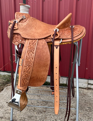 15” Half Carved Wade Saddle-AVAILABLE