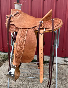 15” Half Carved Wade Saddle