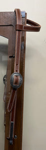 Sliding Ear Headstall with Brooks Hardware/Bit Hangers