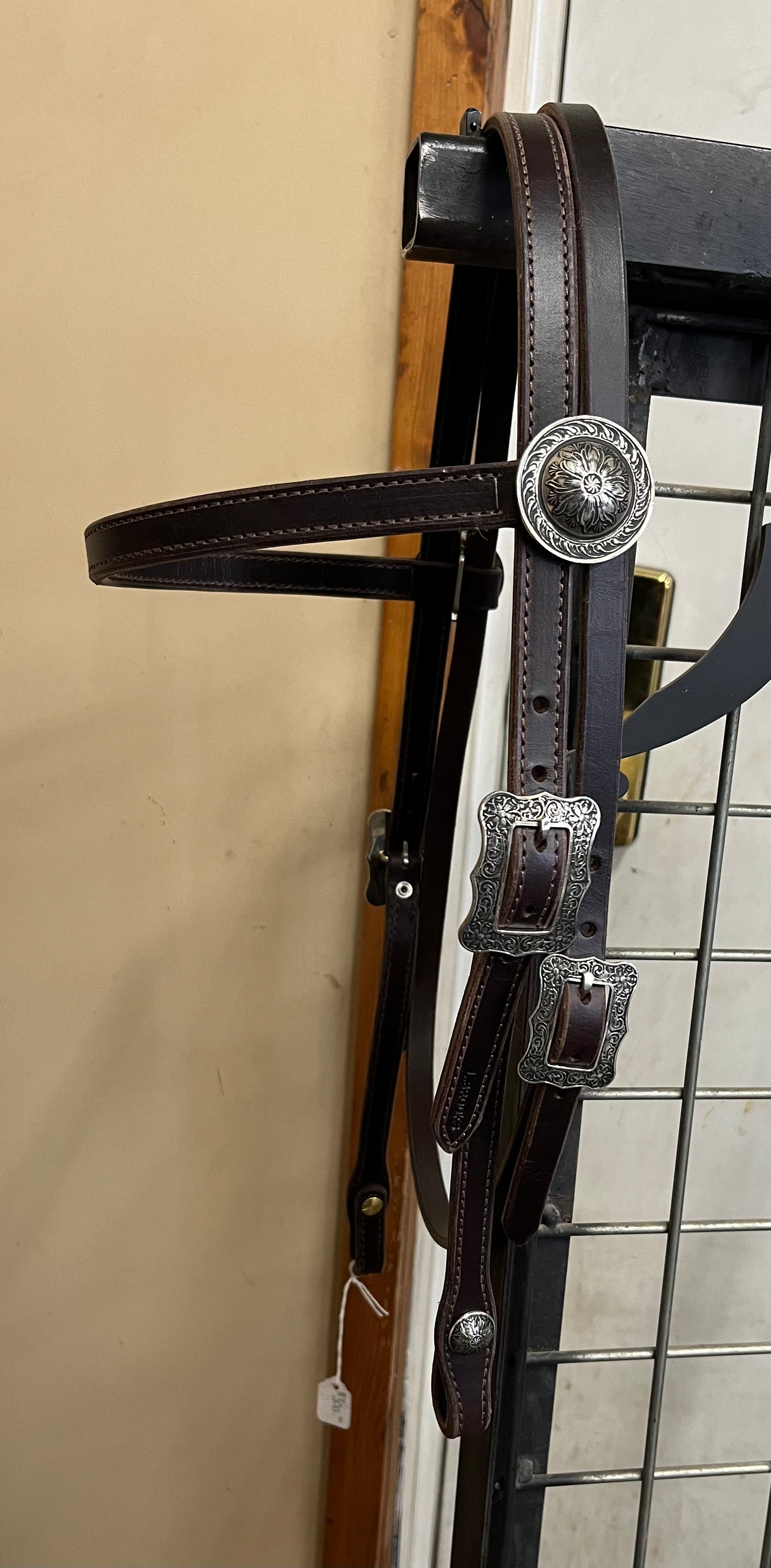Brow Band Headstalls with Brooks Hardware – Brooks Bits and Silver