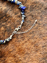 Load image into Gallery viewer, Lapis Lazuli &amp; Sterling Silver Necklace – Bit Pendant