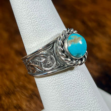 Load image into Gallery viewer, Turquoise &amp; Sterling Silver Rings