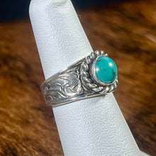Load image into Gallery viewer, Turquoise &amp; Sterling Silver Rings