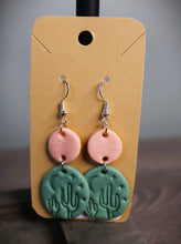 Load image into Gallery viewer, Desert Night Polymer Clay Earrings