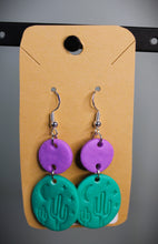 Load image into Gallery viewer, Desert Night Polymer Clay Earrings