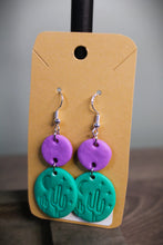 Load image into Gallery viewer, Desert Night Polymer Clay Earrings
