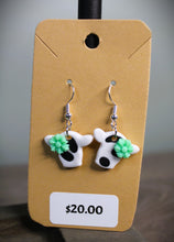 Load image into Gallery viewer, Holstein Cow Polymer Clay Earrings (Small)