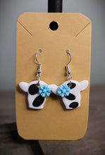 Load image into Gallery viewer, Holstein Cow Polymer Clay Earrings (Medium)