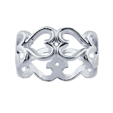 Sterling Silver Infinity Heart Ring