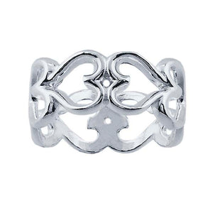 Sterling Silver Infinity Heart Ring