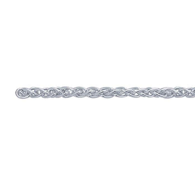Sterling Silver 2.5 mm Wheat Chain