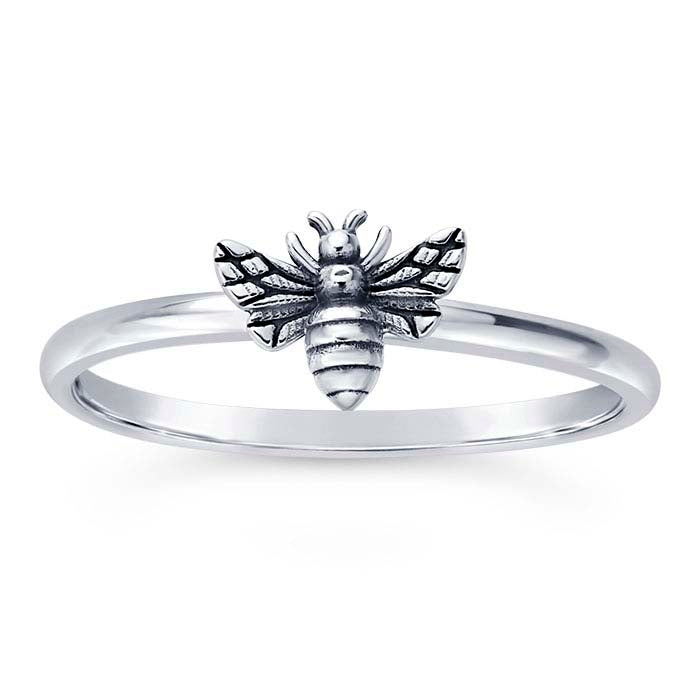 Sterling Silver Honey Bee Ring