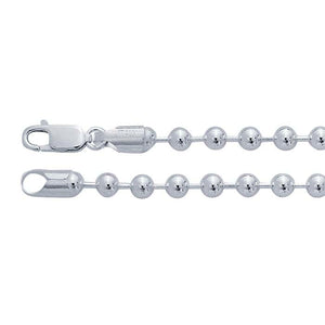 Sterling Silver 5 mm Bead Chain