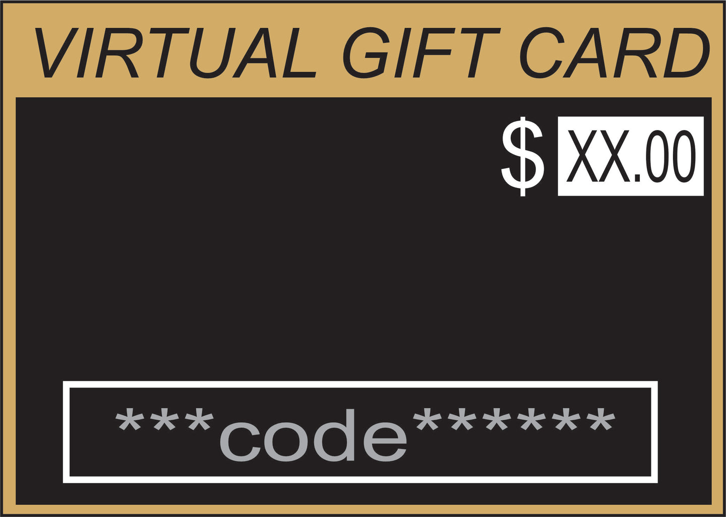 VIRTUAL GIFT CARD