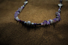 Load image into Gallery viewer, Beaded Amethyst Necklace