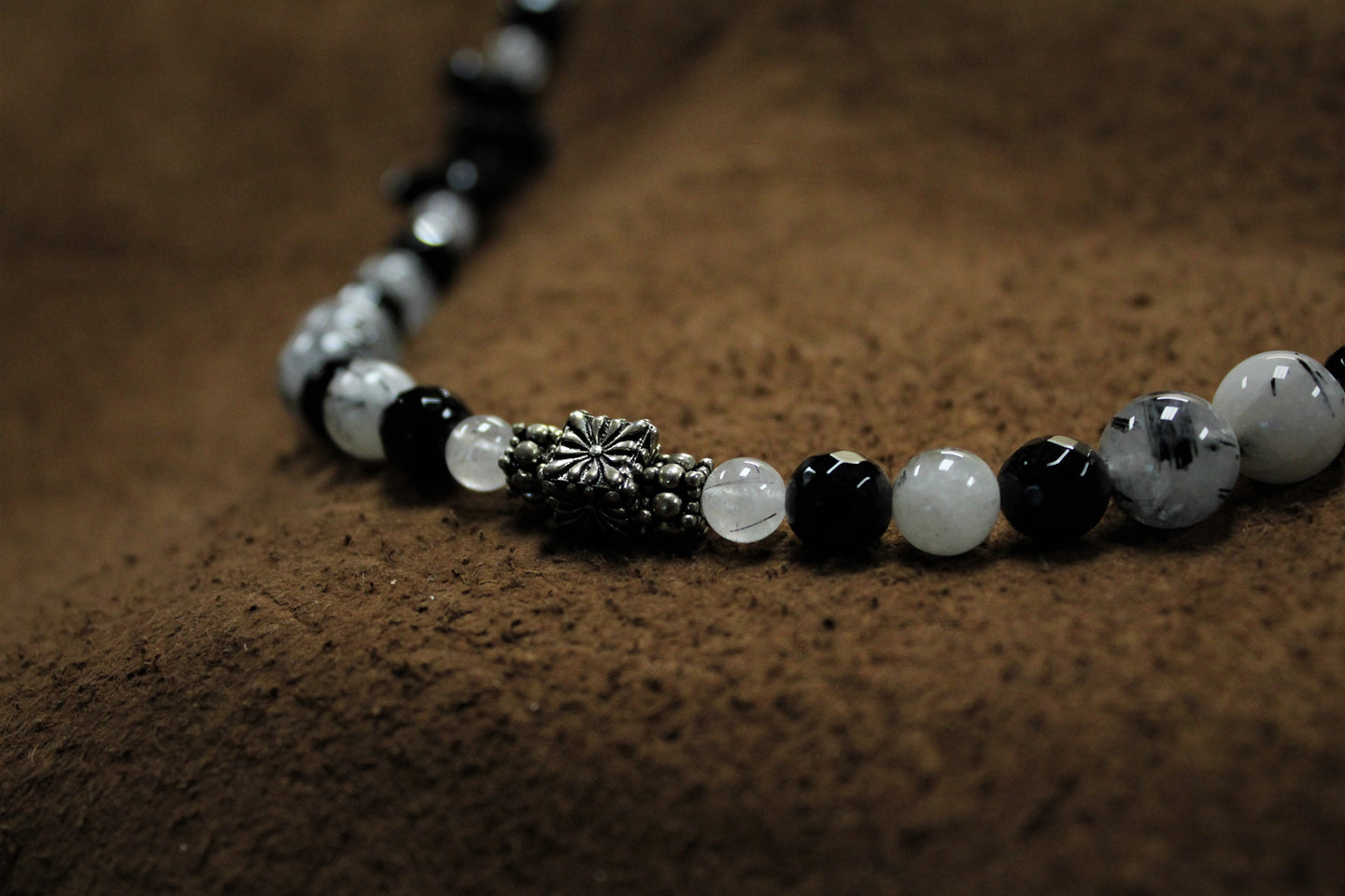 Beaded Black Onyx Necklace