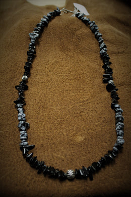 Beaded Black Onyx Necklace